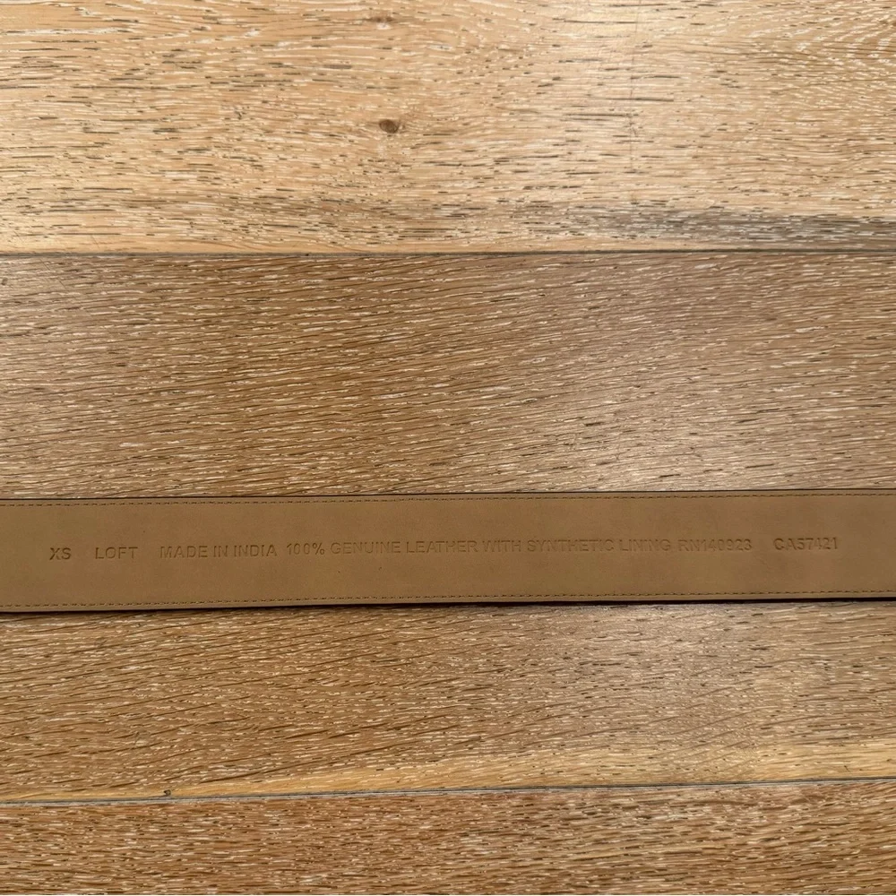 NWT LOFT Dark Chocolate Belt - Picture 2 of 6